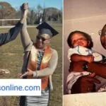 Mother and son graduate from the same university on the same day, sets record