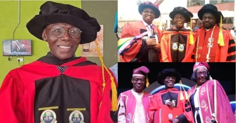 82-year-old veteran journalist fulfills his 40-year-old dream, bags Ph.D. in Journalism from UNILAG