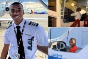 Proud Dad Celebrates Son As He Achieves His Childhood Dream, Becomes Pilot After 11yrs of Studying