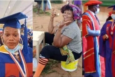 Determined single mum graduates with first-class after hawking puff-puff to fund education