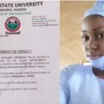 Brilliant young Nigeria Lady With Only One Gown And Shoe, Bags First Class