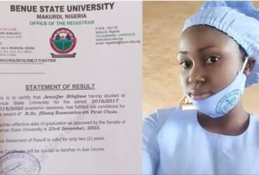 Brilliant young Nigeria Lady With Only One Gown And Shoe, Bags First Class