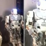 A Genius Nigerian boy builds a moving robot in a viral video