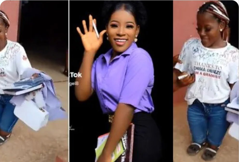 “Physically challenged” Lady Happily Dance In a Viral Video as She Graduates