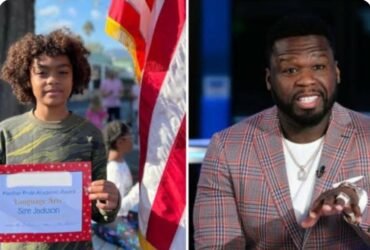 Meet 10-year-old son of 50cent who won best student award in US school