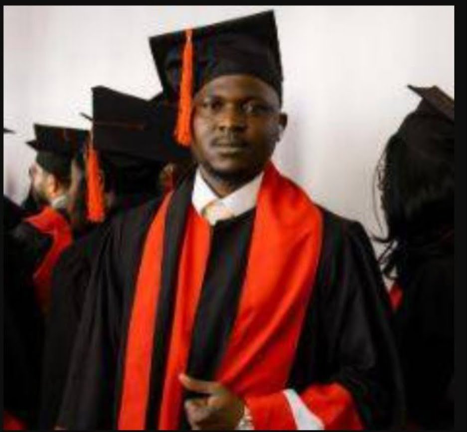 A brilliant Nigerian man has made the country proud after he emerged as the best-graduating student in a Cypriot university