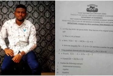 Man Sparks Reactions After Sharing Question Paper from a Northern Varsity, Claims It’s Easier to Bag 1st Class there
