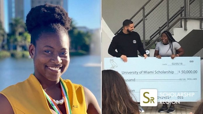Exceptional Young Lady wins Drake's $50k scholarship award
