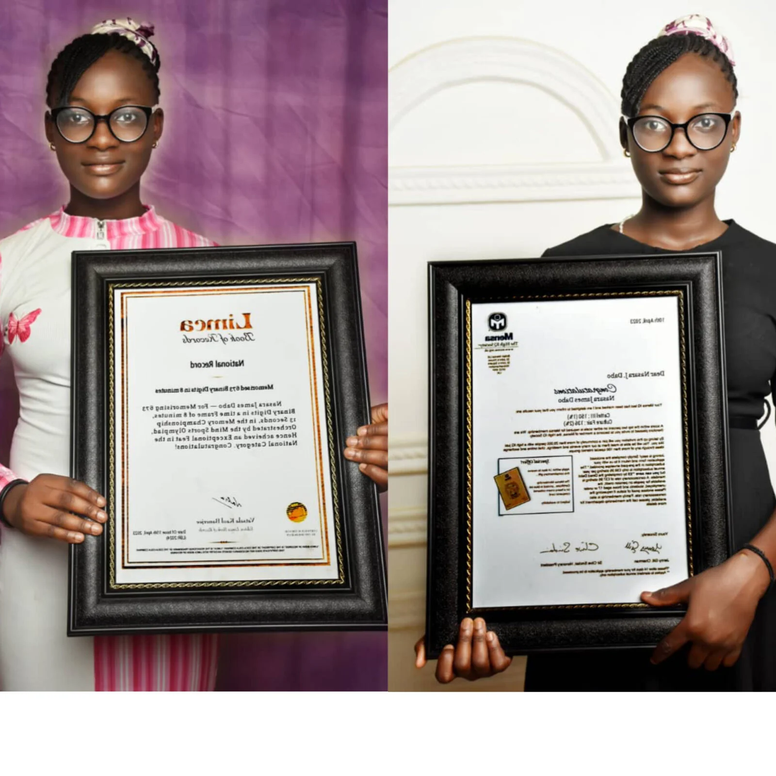 13-years-old Genius, Nasara James Dabo striked a MENSA IQ score of 150 & bagged a LIMCA Award for Memorising 673 Binary Digits in 8 minutes, 13 seconds in Memory Championship